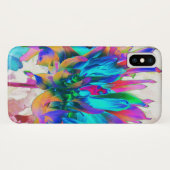 Coques Case-Mate iPhone Aquarelle étonnante Rainbow Cactus Dahlia (Dos (Horizontal))
