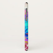 Coques Case-Mate iPhone Aquarelle étonnante Rainbow Cactus Dahlia (Dos/Gauche)