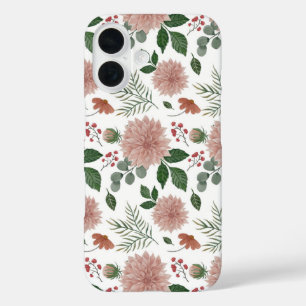 Coques iPhone 16 Aquarelle Eucalyptus Feuilles Florales