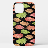 Coques Case-Mate iPhone Aquarelle feuilles d'automne : motif transparent (Verso)