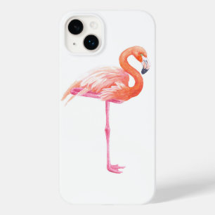 Coque Pour iPhone 14 Plus aquarelle Flamant rose