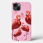 Coques Case-Mate iPhone Aquarelle Flamingo Patte (Verso)