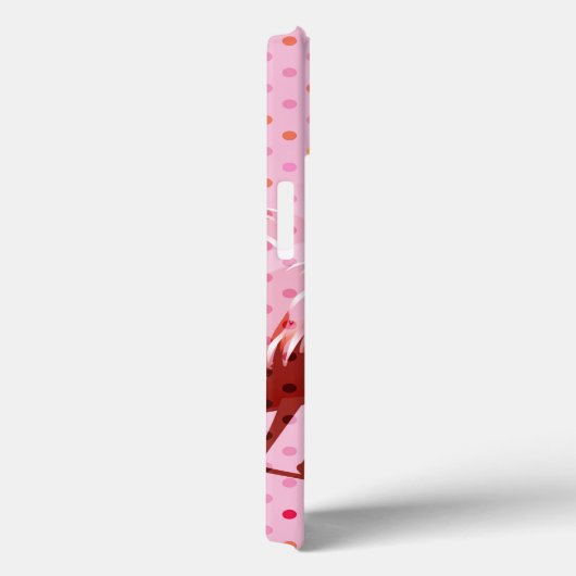 Coques Case-Mate iPhone Aquarelle Flamingo Patte (Verso / Droite)