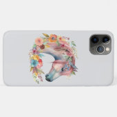 Coques Case-Mate iPhone Aquarelle Fleur Boho Horse Pastel (Dos (Horizontal))