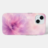 Coques Case-Mate iPhone Aquarelle Fleur de Lavande Rose Abstrait (Verso (horizontal))
