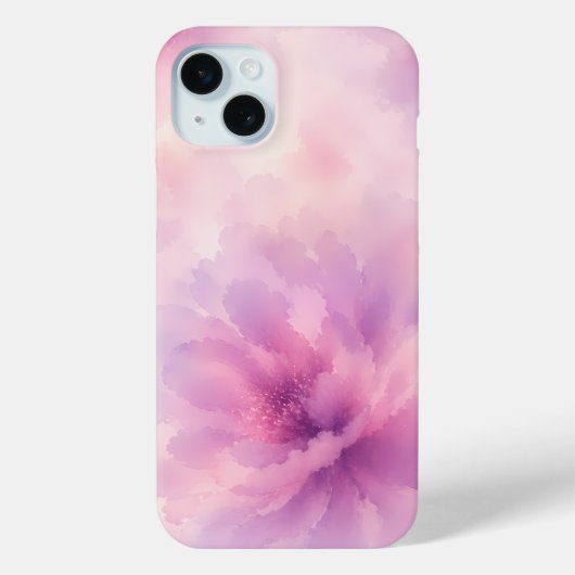 Coques Case-Mate iPhone Aquarelle Fleur de Lavande Rose Abstrait (Verso)