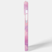 Coques Case-Mate iPhone Aquarelle Fleur de Lavande Rose Abstrait (Verso / Gauche)