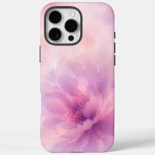 Coques Case-Mate iPhone Aquarelle Fleur de Lavande Rose Abstrait (Verso)
