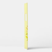 Coques Case-Mate iPhone Aquarelle fleur sauvage jaune (Verso / Droite)