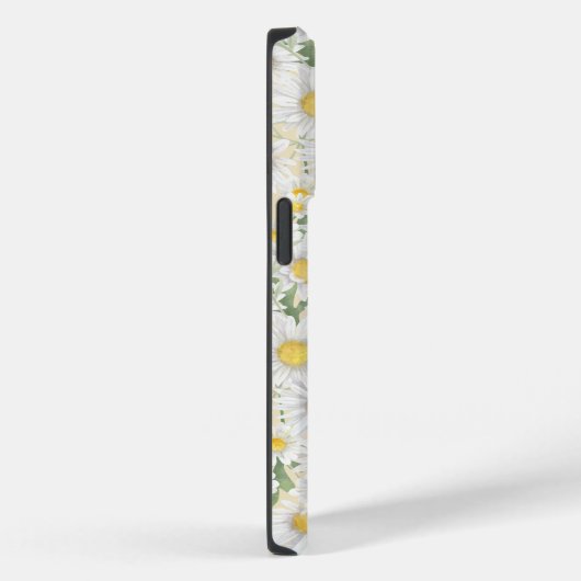 Coques Case-Mate iPhone aquarelle fleurs blanches motif (Verso / Droite)