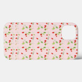 Coques Case-Mate iPhone Aquarelle Fleurs de fraises (Verso (horizontal))