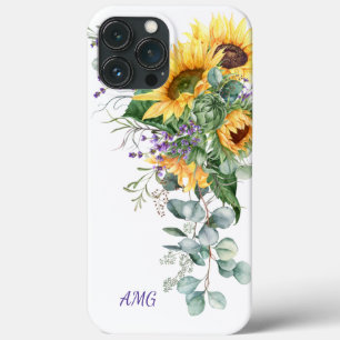 Case-Mate iPhone Case Aquarelle Fleurs de soleil Eucalyptus Lavande Flor