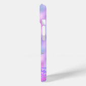 Coques Case-Mate iPhone Aquarelle Fleurs Éléphant Holographique (Verso / Gauche)