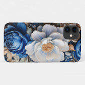 Coques Case-Mate iPhone Aquarelle Fleurs en fleurs (Dos (Horizontal))