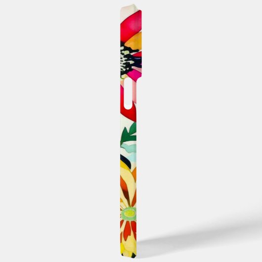 Coques Case-Mate iPhone Aquarelle Fleurs Monogrammes (Verso / Droite)