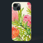 iPhone 13 Case Aquarelle Fleurs tropicales<br><div class="desc">Aquarelle Fleurs tropicales Artiste : Tim OToole</div>