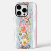 Coques Case-Mate iPhone Aquarelle Floral Garland Motif (Verso)