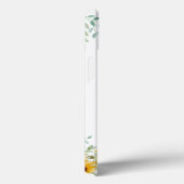 Coques Case-Mate iPhone Aquarelle florale de tournesol Nom du script botan (Verso / Droite)