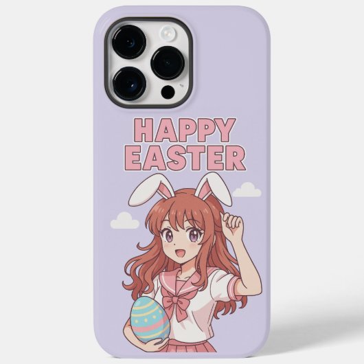 Coques Case-Mate iPhone Aquarelle Florale Lapin de Pâques (Verso)