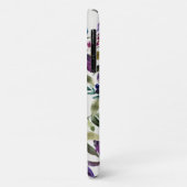 Coques Case-Mate iPhone Aquarelle Florale Monogramme Wreath (Dos/Gauche)