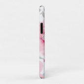 Coques Case-Mate iPhone Aquarelle florale rose (Dos/Droite)