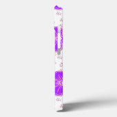 Coques Case-Mate iPhone Aquarelle florale simple impression violet et rose (Verso / Gauche)