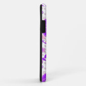 Coques Case-Mate iPhone Aquarelle florale simple impression violet et rose (Dos/Droite)