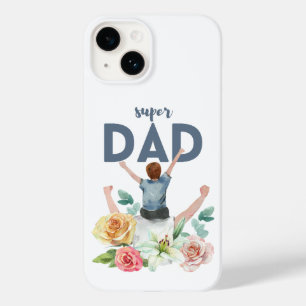 Coque Pour iPhone 14 Aquarelle Florale-Super Papa Design