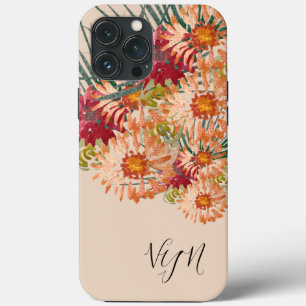 Case-Mate iPhone Case Aquarelle Florales Rose Monogrammé