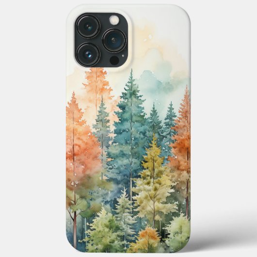 Coques Case-Mate iPhone Aquarelle Forêt Aménagement No. 78 (Verso)