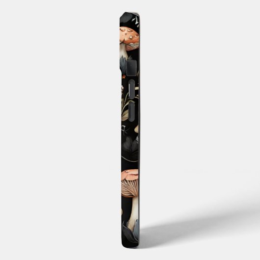 Coques Case-Mate iPhone Aquarelle Forêt Verdure Champignons Automne (Verso / Gauche)