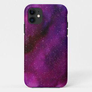 Case-Mate iPhone Case Aquarelle Galaxies rose violet