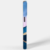 Coques Case-Mate iPhone Aquarelle Golden Celestial Peaks (Verso / Droite)