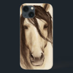 Etui iPhone 13 Aquarelle Grange Animaux | Cheval<br><div class="desc">Aquarelle Grange Animaux | Cheval Artiste : Grace Popp</div>