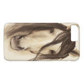 Coques Case-Mate iPhone Aquarelle Grange Animaux | Cheval (Dos (Horizontal))