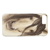 Coques Case-Mate iPhone Aquarelle Grange Animaux | Cheval (Dos (Horizontal))
