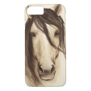 Coques Pour iPhone Aquarelle Grange Animaux   Cheval