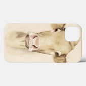 Coques Case-Mate iPhone Aquarelle Grange Animaux | Vache (Verso (horizontal))
