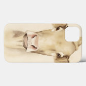 Coques Case-Mate iPhone Aquarelle Grange Animaux | Vache (Verso (horizontal))