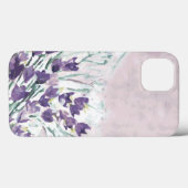 Coques Case-Mate iPhone Aquarelle grunge arrière - plan avec cloches (Verso (horizontal))