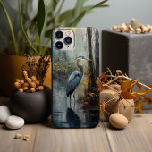 Coques Case-Mate iPhone Aquarelle, Héron Bleu dans les Glades