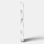 Coques Case-Mate iPhone Aquarelle Hummingbird & Purple Daisy Motif (Verso / Gauche)