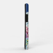 Coques Case-Mate iPhone Aquarelle Hydrangea bleu personnalisé (Dos/Droite)