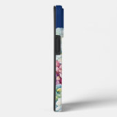 Coques Case-Mate iPhone Aquarelle Hydrangea bleu personnalisé (Verso / Droite)