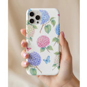 Coques Case-Mate iPhone Aquarelle Hydrangea Floral