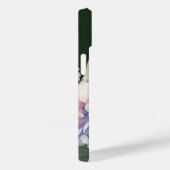 Coques Case-Mate iPhone Aquarelle Hydrangea Personnalisé Vert (Verso / Droite)