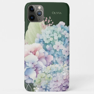 Case-Mate iPhone Case Aquarelle Hydrangea Personnalisé Vert