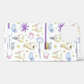 Coques Case-Mate iPhone Aquarelle | Hygiéniste dentaire (Verso (horizontal))