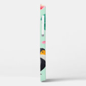 Coques Case-Mate iPhone Aquarelle illustrations d'oiseaux, fleur tropicale (Verso / Gauche)