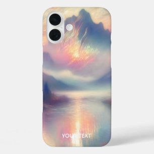 Coques iPhone 16 Plus Aquarelle Imaginaire mignonne Pastel Pearl